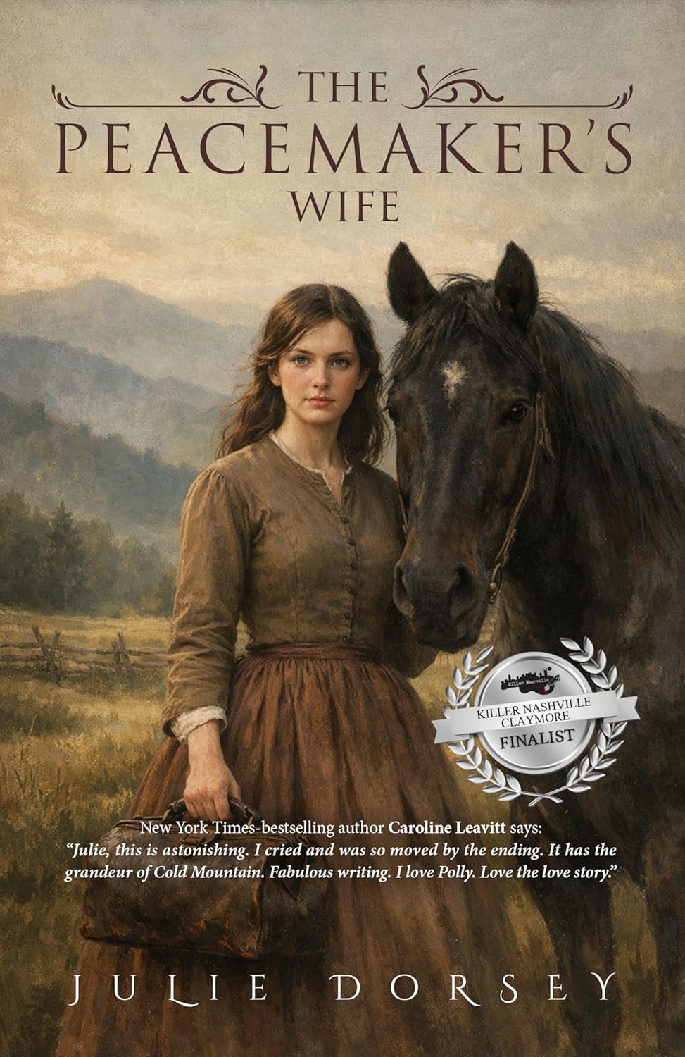 Le roman policier historique de Julie Dorsey, The Peacemaker's Wife, est en ligne !